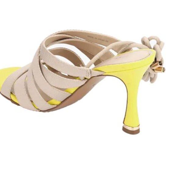 NWB Kenneth Cole Yellow Strappy Heels- size 7 - Picture 11 of 11